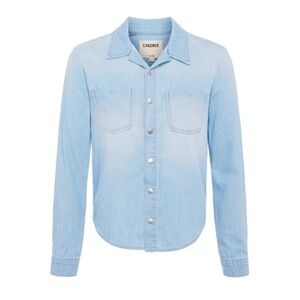 L'AGENCE Isla Denim Shirt - Button Up - Dakota - Large